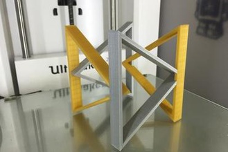 tri-cubo gadget cubo triangolo ultimaker 2 3d print model - Mito3D