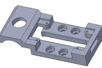 trink placa de suporte gadget berloque adafruit 3d print model - Mito3D