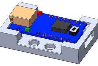 trinket plate gadget trinket adafruit 3d print model - Mito3D