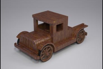 truck toy vintage toys 3d freedownload 3d print model - Mito3D