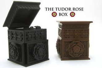 tudor rose-box Kunst box rose 3d print model - Mito3D