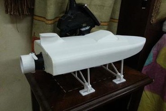 turbo jet boat 4500kv other rc 3d print model - Mito3D
