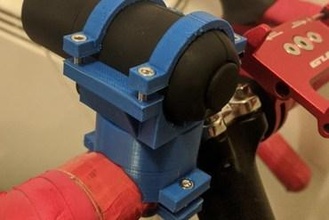 twist lock Fahrrad Licht montieren knog Plugger Hersteller DIY Radfahren Zubehörteil 3d print model - Mito3D