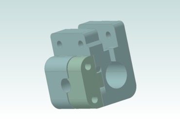 twisterblocks re-spin L'imprimante 3d de pièces améliorations ultimaker la mise à niveau roulement L'impression bague blocage xy 3D print model - Mito3D