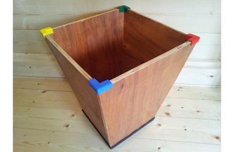 ultibin your home bin dustbin wastepaper basket bucket 3d print model - Mito3D