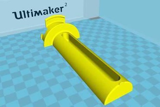ultimaker 2 - 36mm support de bobine v12 L'imprimante 3d pièces améliorations montage la 3d print model - Mito3D