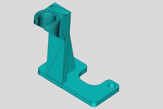 ultimaker 2 circlip plate 3d printer parts enhancements anool um2 bowden tube locking collets 3d print model - Mito3D