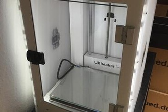 ultimaker 2 extendida de policarbonato puerta entrada Impresora 3d piezas mejoras delante la el pmma pc 3d print model - Mito3D