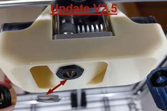 ultimaker 2 de ventilateur double L'imprimante 3d pièces améliorations fan titulaire montage du extrudeuse mises à niveau 3d print model - Mito3D