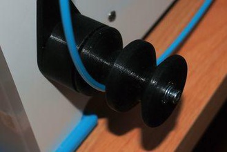 ultimaker 2 filament guide ball bearing 3d-Drucker-Teile-Verbesserungen filament-guide 3d print model - Mito3D