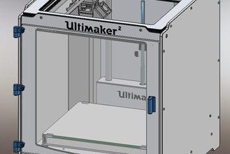 ultimaker 2 delante de la puerta cierre magnético oculto Impresora 3d piezas mejoras um2 actualización 3d print model - Mito3D
