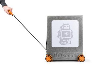 ultimaker 2 go wheels 3d printer parts enhancements ultimaker2go add-on 3d print model - Mito3D
