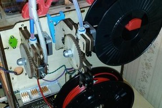 ultimaker 2nd spool holder 3d printer parts enhancements original 3d print model - Mito3D