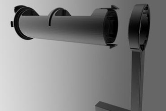 ultimaker 3 est étendu double support de bobine L'imprimante 3d pièces améliorations la mise à niveau um3 3d print model - Mito3D
