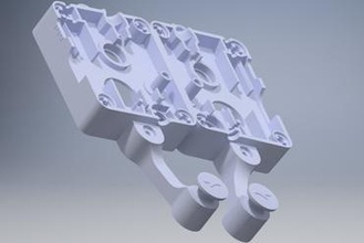 ultimaker 3 filament guide 3d printer parts enhancements upgrades feeder 2 3d print model - Mito3D