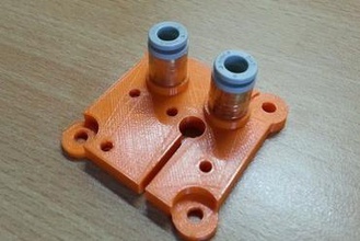 ultimaker bowden pince v3 L'imprimante 3d de pièces améliorations serrage 3d print model - Mito3D