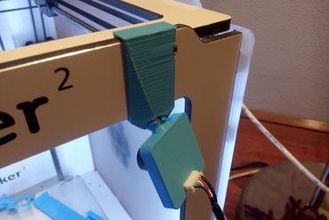 ultimaker Kamera montieren 3d-Drucker-Teile-Verbesserungen openscad um mount ballsocket Gelenken 3d print model - Mito3D