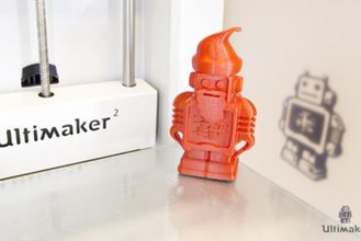 ultimaker di natale santa robot miniature 3d print model - Mito3D