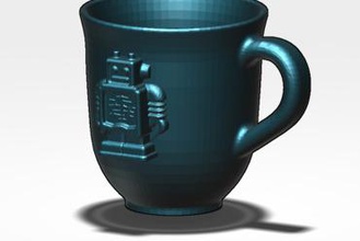 ultimaker coffee cup your home cofee bot 3d print model - Mito3D