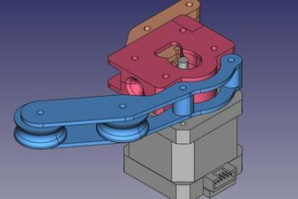 ultimaker freecad open source extruder 3d printer parts enhancements 3d print model - Mito3D