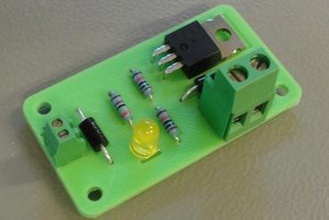 ultimaker beheizten Bett mosfet relay hack - v2 3d-Drucker-Teile-Verbesserungen relais ssr solid-state-relais 3d print model - Mito3D