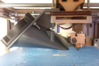 ultimaker left fan duct modification 3d printer parts enhancements mod 3d print model - Mito3D