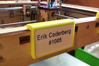 ultimaker pulseira de identificação Impressora 3d peças acessórios 2 original marcador estocolmo makerspace 3d print model - Mito3D