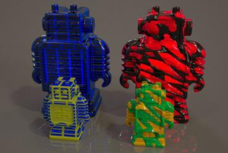 ultimaker robot remix pack gadget dual extrusion dualstrusion 3d print model - Mito3D