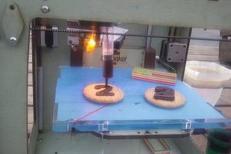 ultimaker şırınga alanında maker diy kurabiye 3d çikolata mutfak monte edin bölüm yapıştır yükseltme yararlı 3d print model - Mito3D