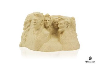 ultimaker usa pack maker diy états-unis l'amérique obama le président statue de la liberté les présidents timbres mont rushmore polandball 3d print model - Mito3D