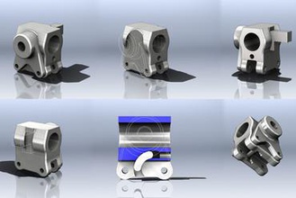 ultimaker xy Blöcke Banane Spanner remix 3d-Drucker-Teile-Verbesserungen xy-Blöcke 3d print model - Mito3D