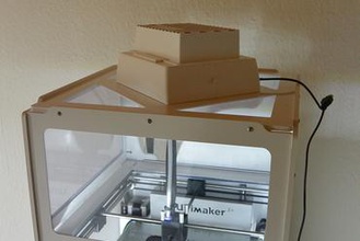 ultitop filter 3d printer parts enhancements fan smell abs warping 3d print model - Mito3D