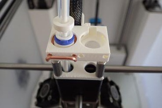 um2 bowden clamp 3d printer parts enhancements clip fixation belladone tube coupling abel 3d print model - Mito3D