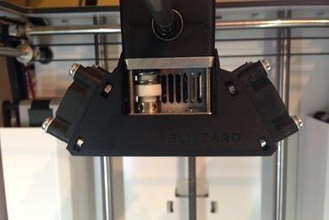um2 fanmount blizzard Impressora 3d de peças acessórios montagem ventilador duto do cobertura da ventoinha 3d print model - Mito3D