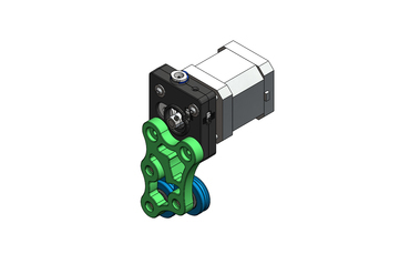 um2 filament Haarglätter 3d-Drucker-Teile-Verbesserungen extruder feeder 3D print model - Mito3D