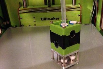 um2 testina di stampa umo+ in alto la parte inferiore maker fai da te 90 gradi rotazione 3d print model - Mito3D