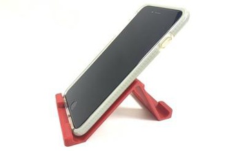 evrensel çift açılı 60-45 mobil cihaz standı gadget dur iphone ipad 3d print model - Mito3D
