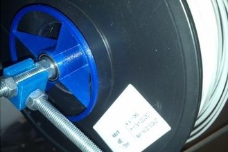 universal spool holder 608 bearing 3d printer parts enhancements 8mm filament reprap 3d print model - Mito3D