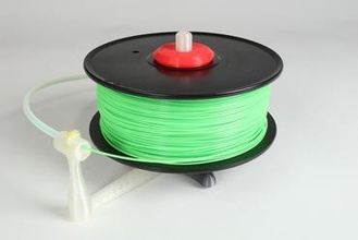 universal stand-alone filament spool holder fully 3d-printable 3d printer parts enhancements spool-holder carousel stand desktop guide-tube guide tube filter lubrication oil 3d-printer 3d-printing 3d print model - Mito3D