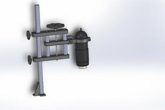 usb-Mikroskop-Halter Feineinstellung maker diy Mikroskop usb Unterstützung Halter 3d print model - Mito3D