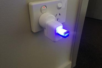 usb night light your home bedside 3d print model - Mito3D