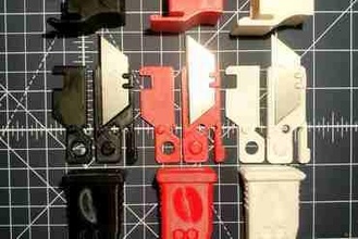 utility knife maker diy razor blade holder tools tool 3d print model - Mito3D