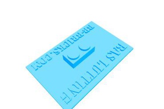 v-card de bb ladrillos gadget 3d print model - Mito3D
