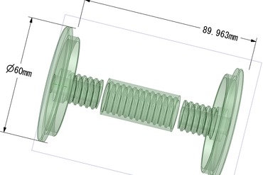 v2 light spool holder 3d printer parts enhancements spool-holder 3D print model - Mito3D