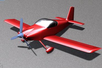 van rv-7 alta resolución de la asamblea modelo las miniaturas aeronave vansaircract rv7 en miniatura avión hobby vuelo rc 3d print model - Mito3D