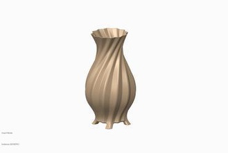 vase 4 Ihre home 3d print model - Mito3D