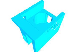 vial cuvette adapter other 3d print model - Mito3D