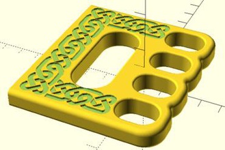 viking-inspirierten Zahnbürstenhalter Ihre home 3d print model - Mito3D