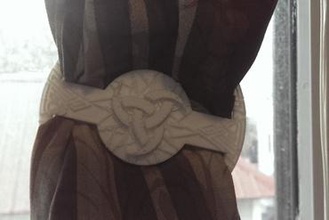 viking celtic Vorhang, Krawatte Ihre home Knoten openscad inkscape 3d print model - Mito3D