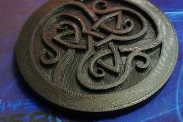 viking düğüm coaster 3d yazıcı donanımları parçaları 3D print model - Mito3D